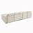 U-shaped Sofa with Console,Cupholders,6-seat Upholstered primary living space Furniture,Sleeper Couch Set with Chaise for Living Room-1487877340