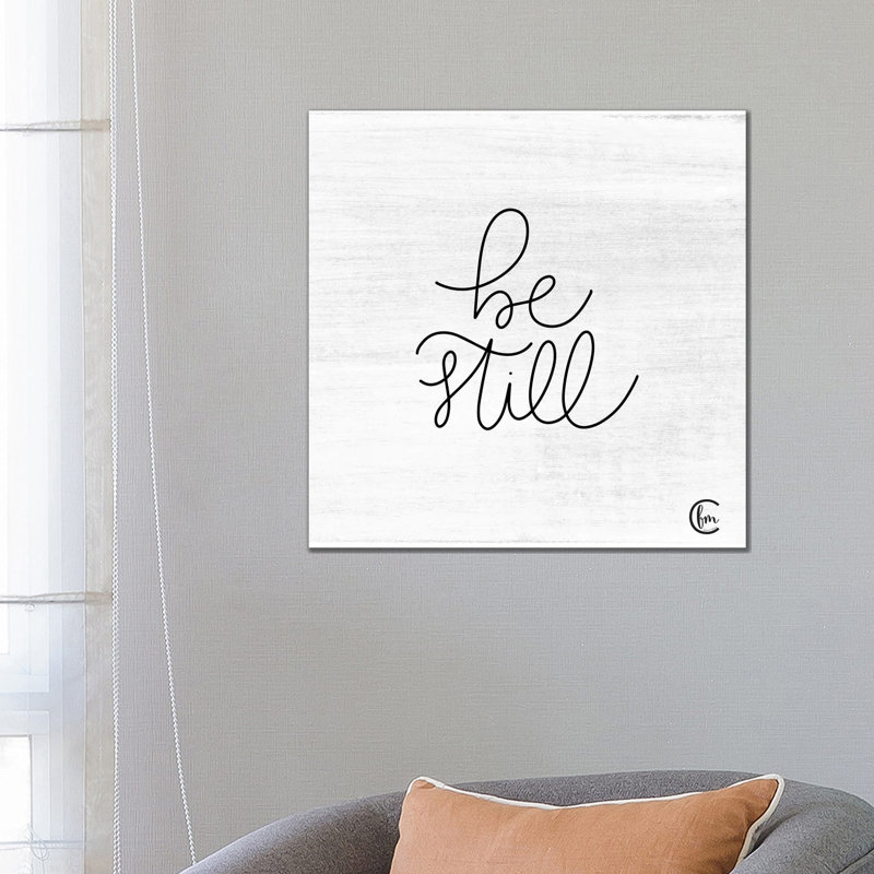Be Still by Fearfully Made Creations - Wrapped Canvas Print, 66.04cm H x 66.04cm W