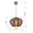 Adjustable Cable Wooden Body Chandelier