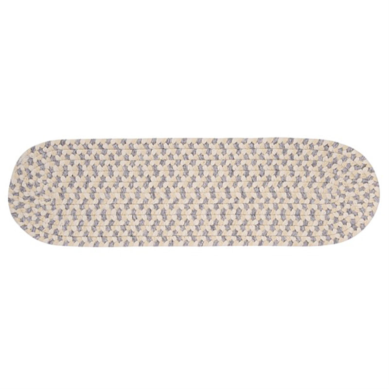 Tapis d'escalier Talamantez, Gris dévalé