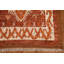 Tapis marocain orange en laine 6 x 9
