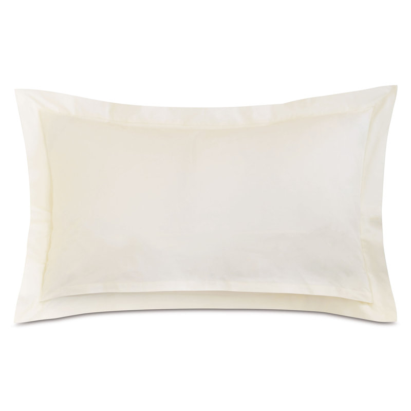 Gianna Cotton Pillow Sham, Ivory, King