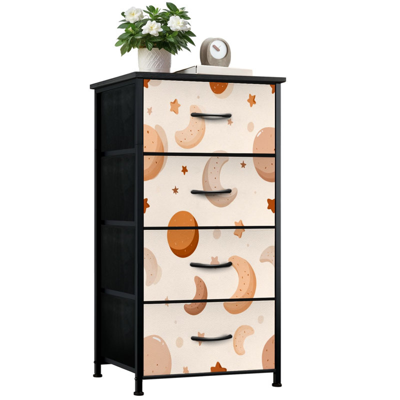 Commode de rangement verticale à 4 tiroirs