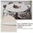 Sintered Stone Solid Wood Ash white and brown Dining Table-1431071898