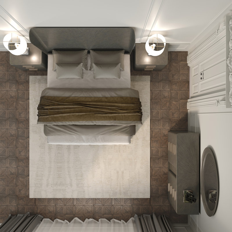 Commode 8 tiroirs Continental, Argento
