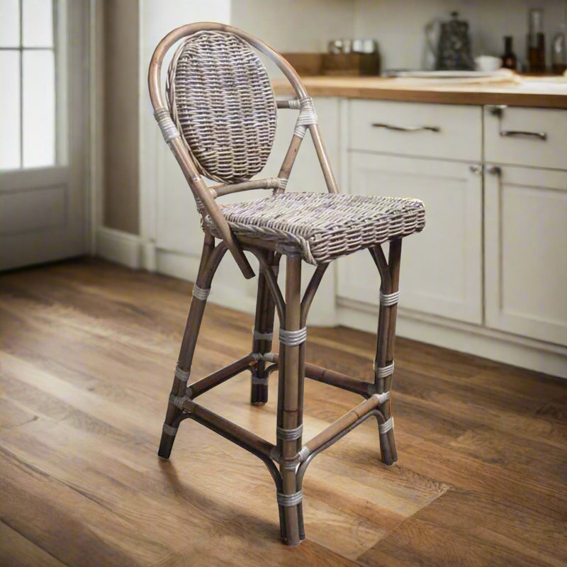 Tabouret de comptoir Minturn - Kubu, Tabouret de bar (assise de 30 po de hauteur)