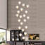 Lustre moderne 20 lumières noir cristal-21469982-61309185