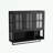 Bathroom Wall Cabinet, 3-Door Wooden Wall Cabinet With Open And Hidden Storage Space, Medicine Cabinet With Glass Door And Towel Bar-1102236680