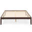 Base de lit plateforme en bois 14 po avec pieds en bois d'hévéa-1265319294-1265319293