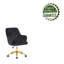 Chaise de bureau en velours Samatha-1448605069