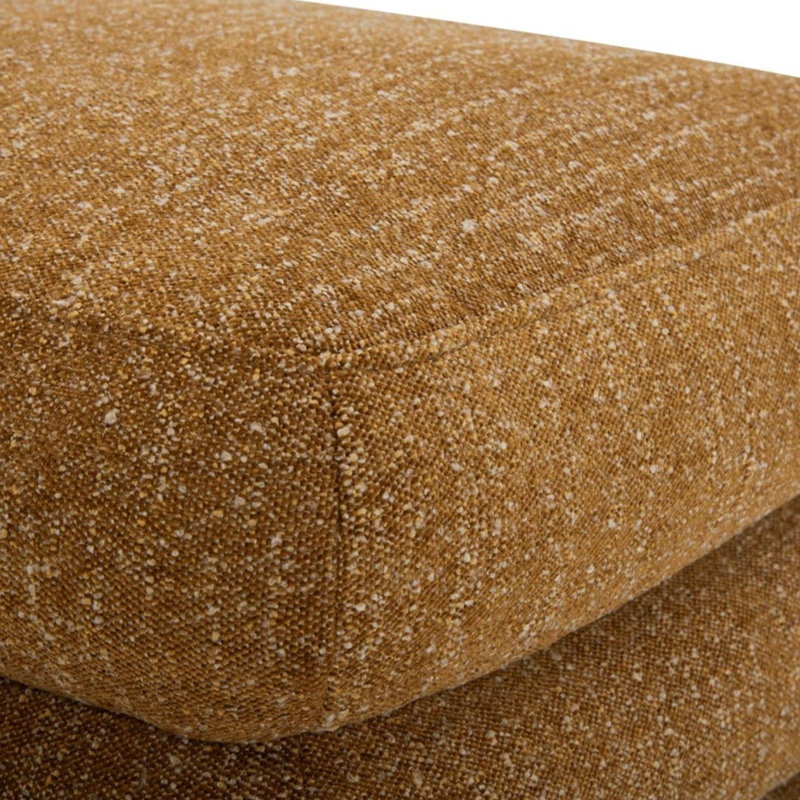 Donia Upholstered Accent Chair, Amber Glow Mustard Tweed