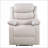 Recliners, Modern Beige Power Recliner with Pillow Top Arms | Synthetic Leather | Wood Frame-256020742