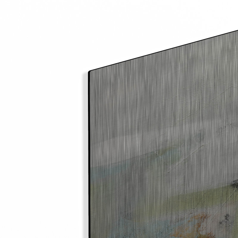 Art mural en métal luxueux «Return Home» par Megan Chapman, 12 po x 12 po, H 12 po x l 12 po