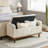 Luker 46.2" W Upholstered Tufted Storage Bench with Solid Wood Legs-2051996009