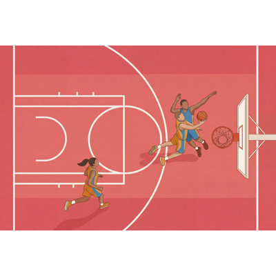 Décoration murale amovible Basketball