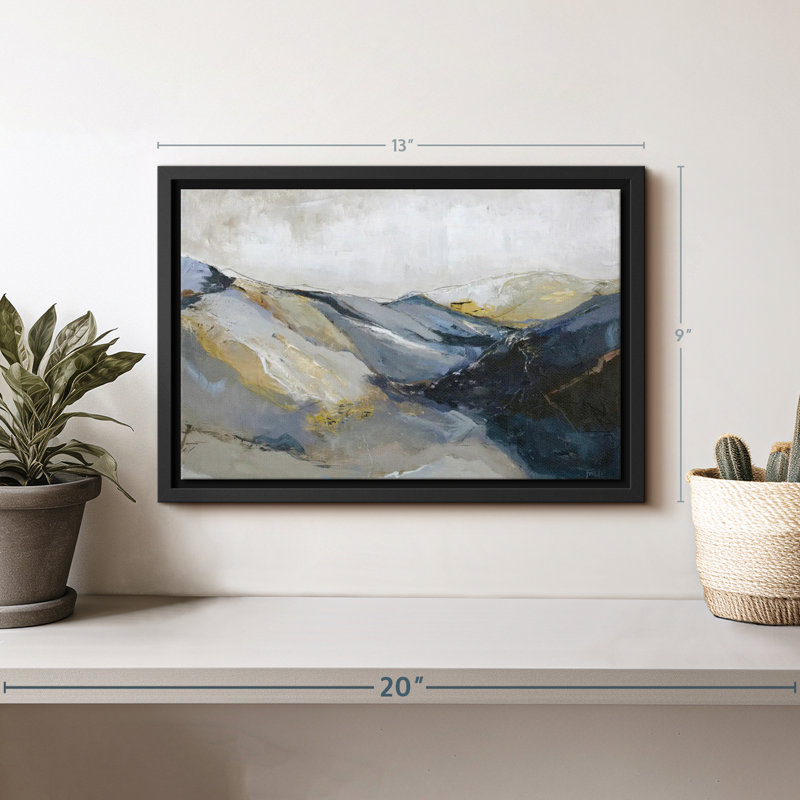 " Out Line II Canvas Print ", 9" H x 13" W