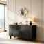 Buffet avec pieds en bois