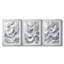 ABSTRACT Series CDLV - Impression sur mesure encadrée de qualité supérieure - 3 pièces-485301733-485301729