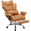 Ergonomic Big and Tall Executive Office Chair – High Back, Adjustable Backrest, Lumbar Support, PU Leather, Footrest, 250KG Capacity, Swivel Desk Chair-1256525033