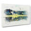 Eagle Flying Above New Zealand In Abstract - Wrapped Canvas Print-55315832