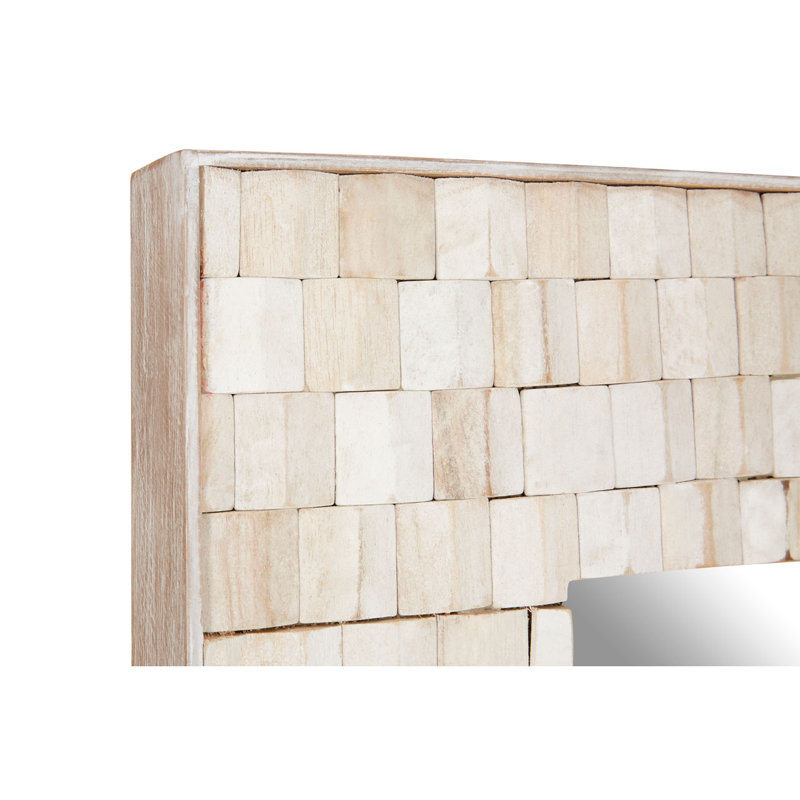 Westview Solid Wood Flat Wall Mirror