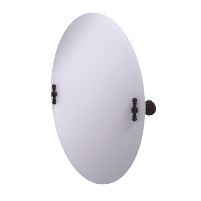 Miroir d’inclinaison ovale 21" x29" Godinez