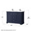 Ensemble de meuble-lavabo double 48 po Avery-51712048-51978203-51712047