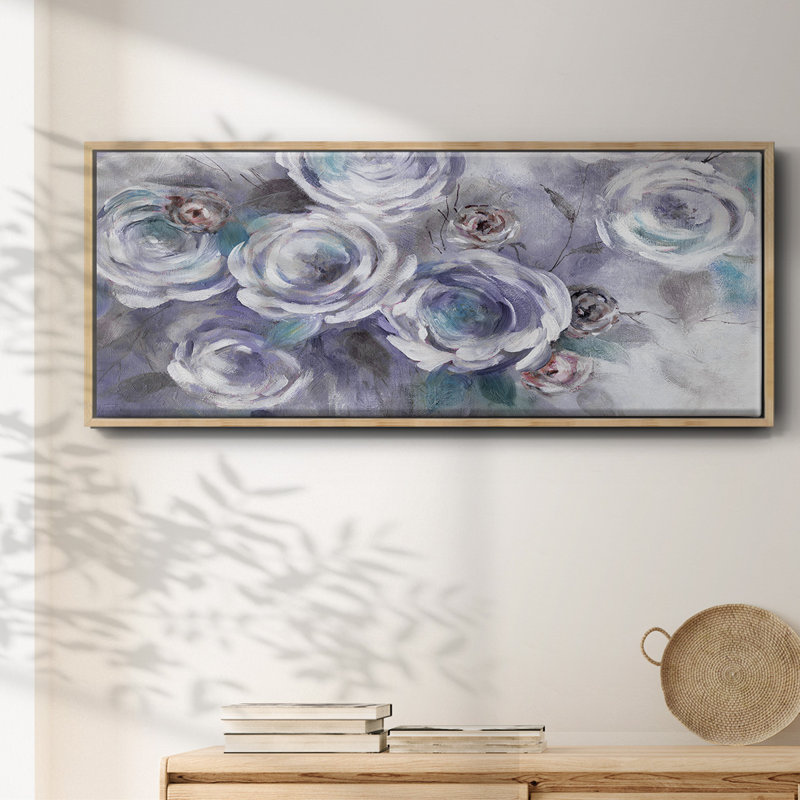 Iced Flowers- Framed Canvas