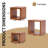 Solid Wood Nesting Tables (Set of 3)-341069007