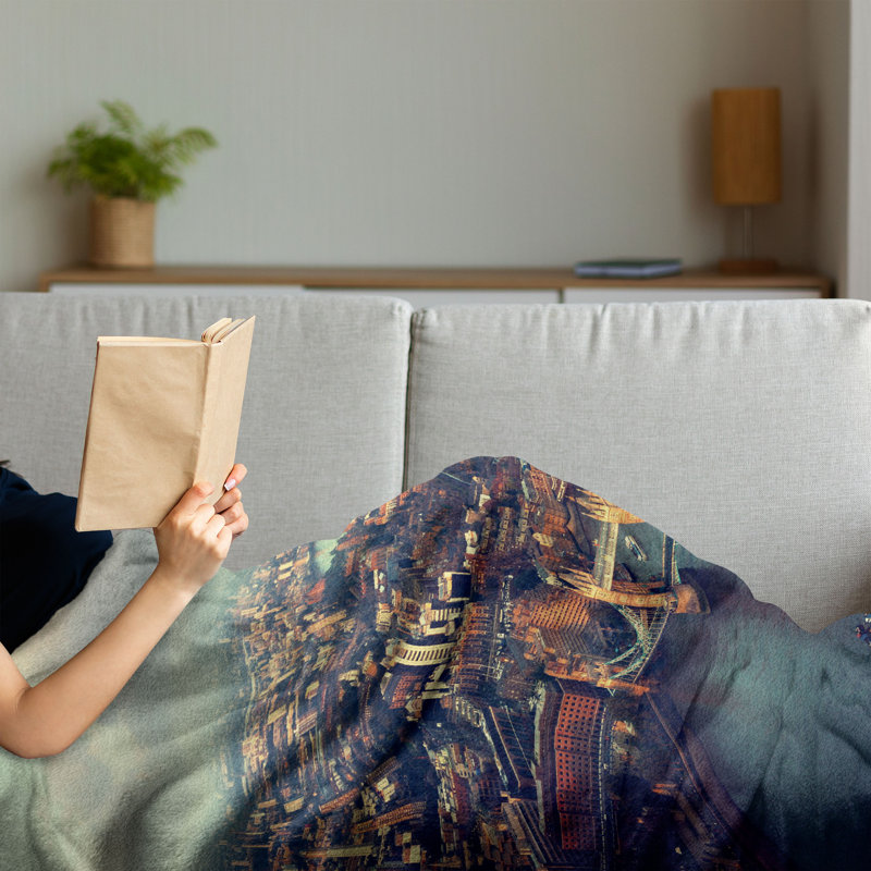 Hand Woven Throw Blanket, 60" x 80"