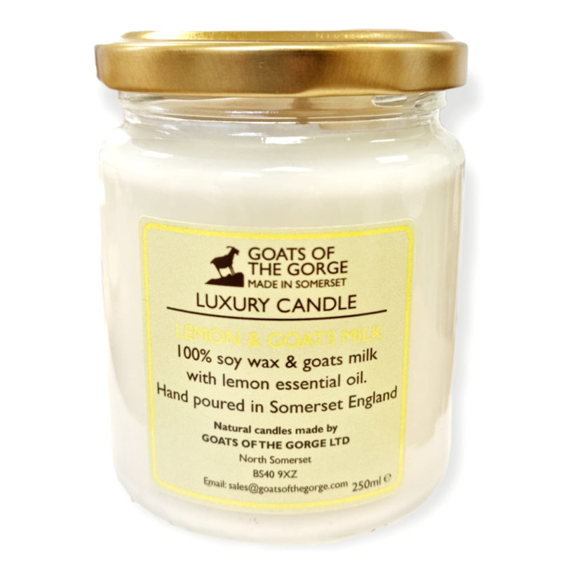 Lemon Scented Jar Candle