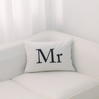 Mr 14X20 Inches Pillow Cover