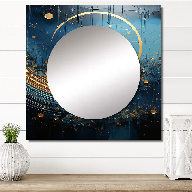 Miroir mural de salon Lleras, 29 po x 29 po