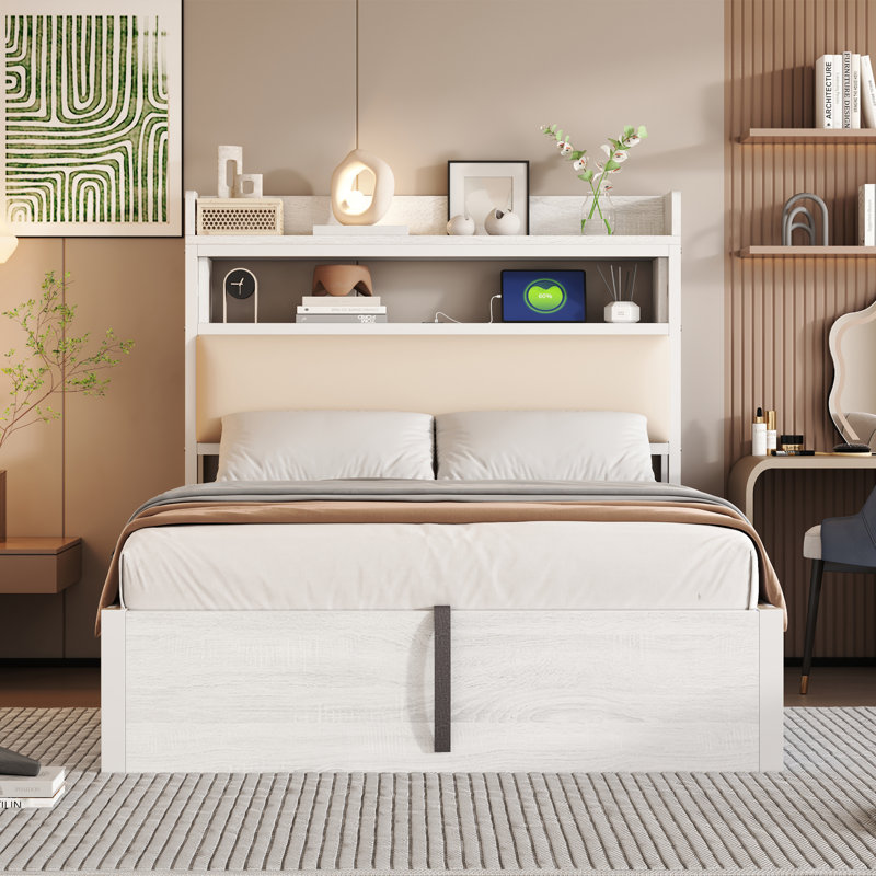 Bed, European Single (90 x 200 cm), White