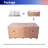 63 x 37.38 Freestanding Bathtub, Oval Shaped Stone Resin Freestanding Tubs, Solid Surface Matte White Soaking Tub with Overflow and Pop-up Drain
