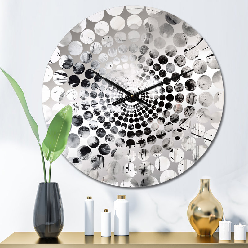 Horloge murale géométrique abstraite Haylee, Petit