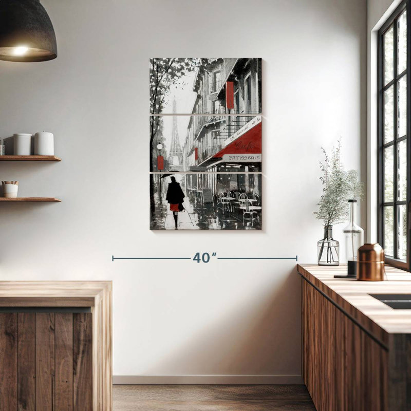 Sireci Rainy Paris I, 38" H x 24" W