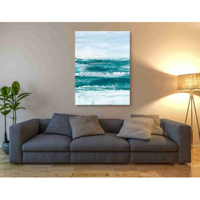 «Dovecove Choppy Waters I», reproduction d'art sur toile tendue