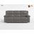 Mervela 86.5" Transitional Leather Double Reclining Sofa with Space-Saving Wall-Hugger Design, Top Grain Leather & Pocket Coil Comfort-633495779