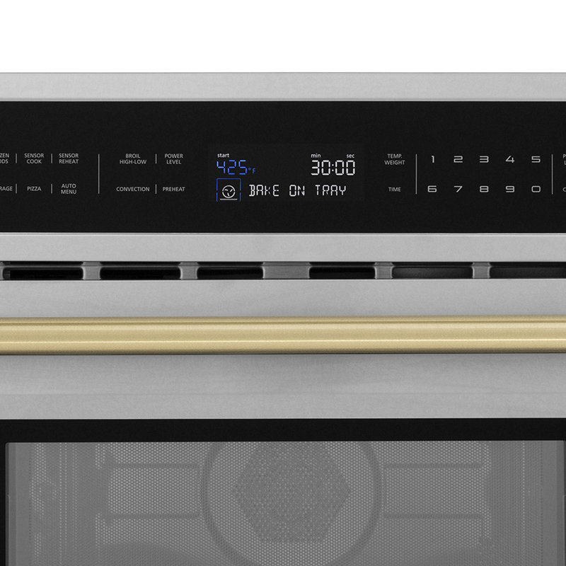29.75" 1.6 cu ft. 1000 - Watt Convection Built-In Microwave with Sensor Cooking, Champagne Bronze