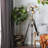 Lampe sur pied brune Simmerman