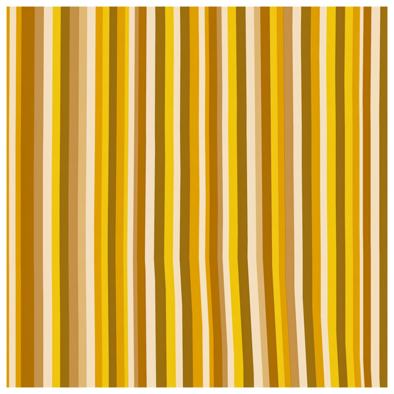 Tapisserie murale à rayures verticales - Motif décoratif mural, H 104 po x 88 avec 4 œillets