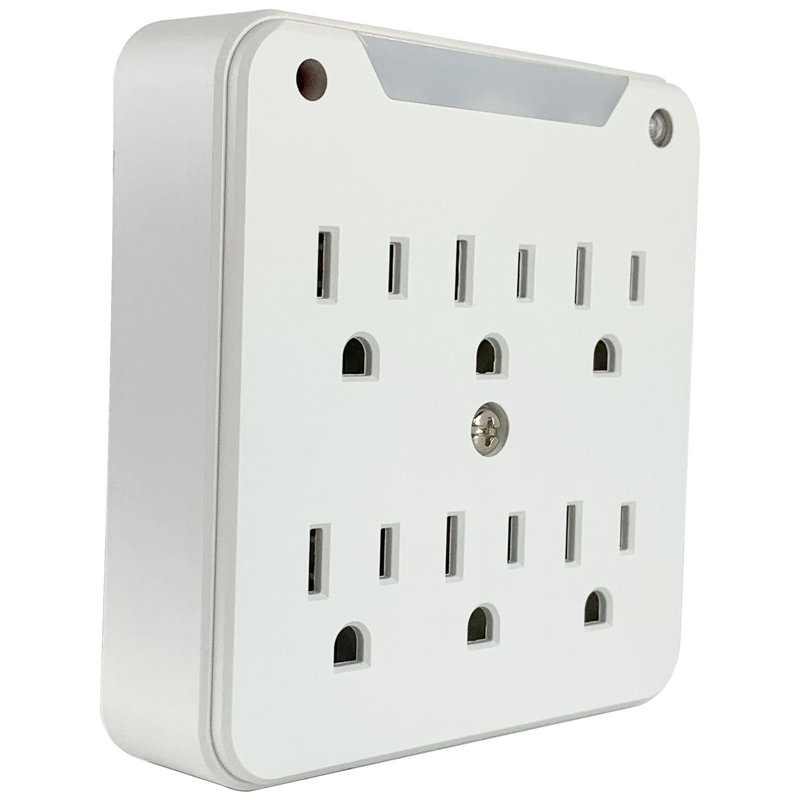 Stanley SurgePro 6-Outlet Surge Adapter with Night Light 