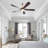 52Inch 5 Blades 3 Color Ceiling Fan Light With Remote Control White-774740613-774740617