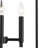4-Light 16" Satin Black Pendant-1794274006