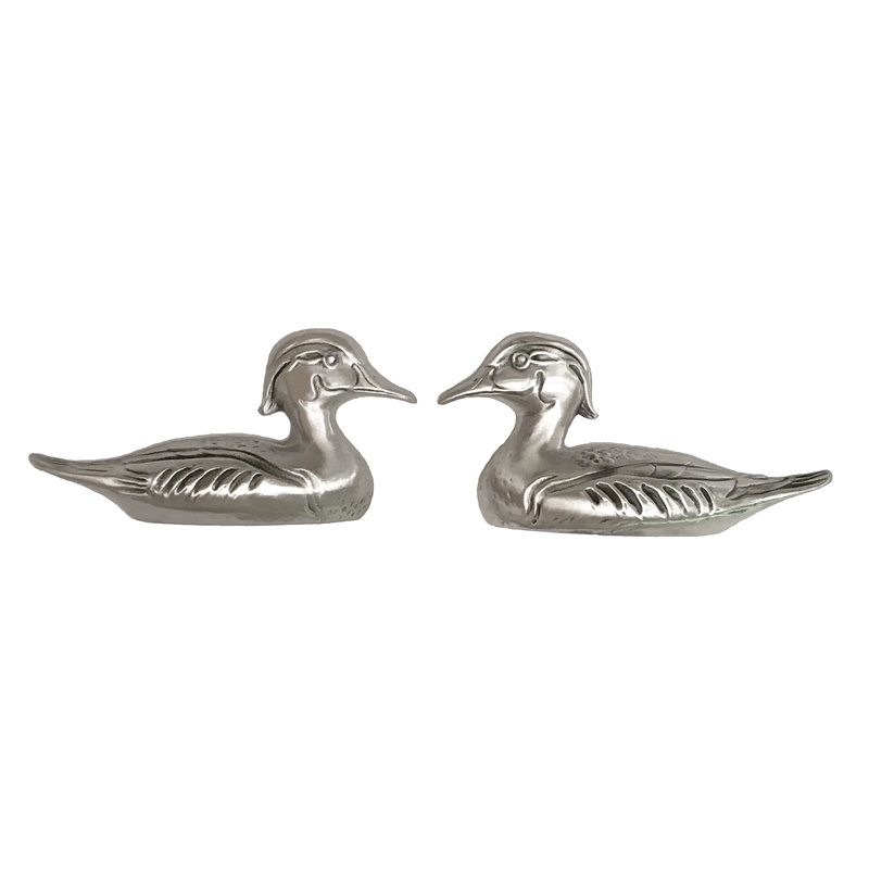 Duck Decoy Left Facing 3" Centre Bin Pull, Satin