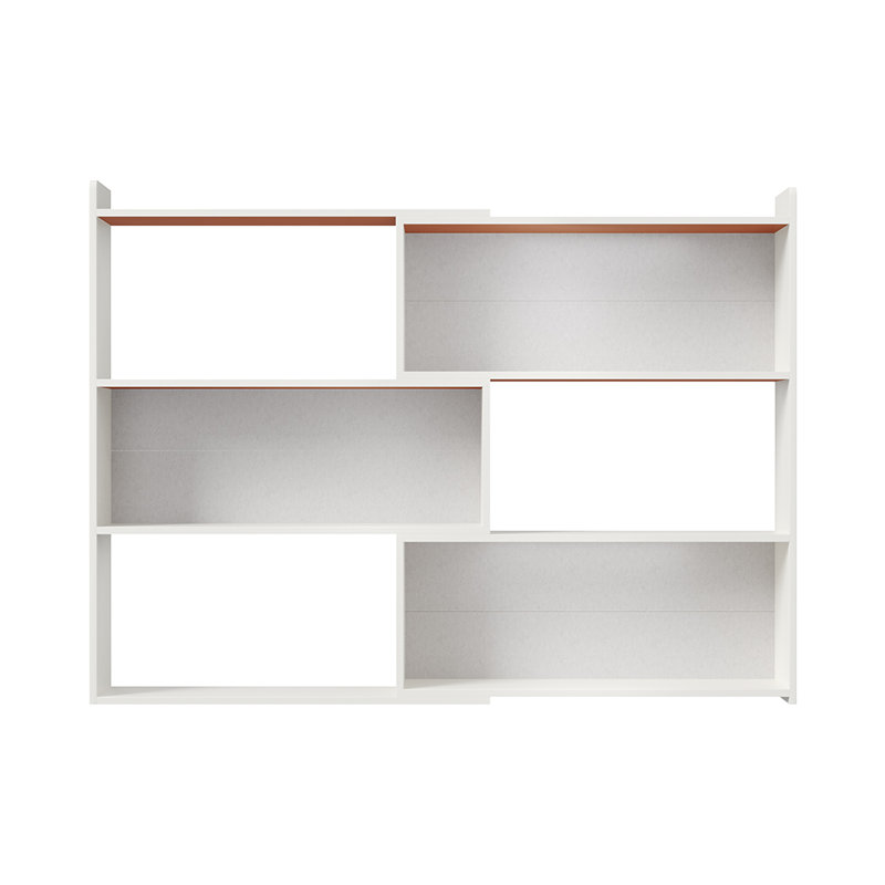 Bookcase, (3 Shelves) 80cm H x 110cm W x 30cm D, White