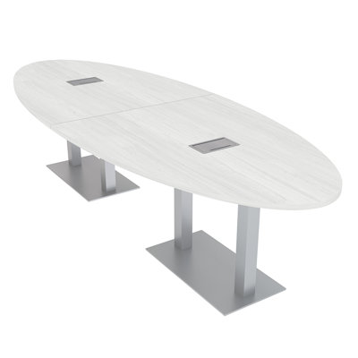 Oval Conference Table with Power and Data