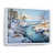 White Floater Framed