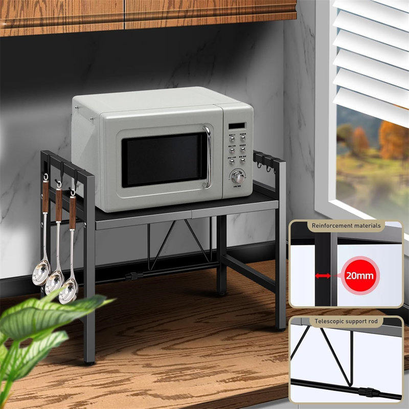 60 cm Steel Standard Baker's Rack with Microwave Compatibility